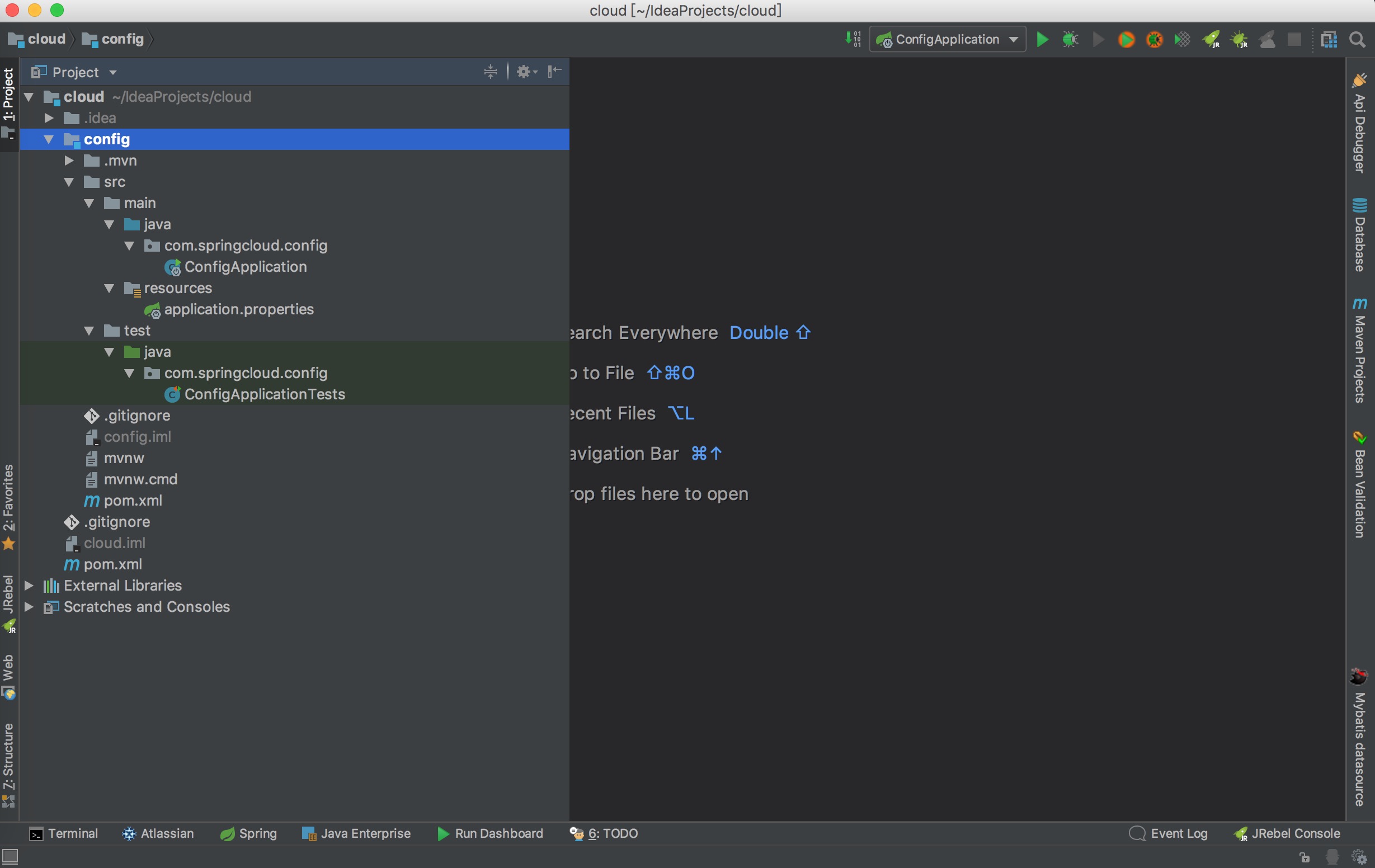 idea创建项目 placeholder